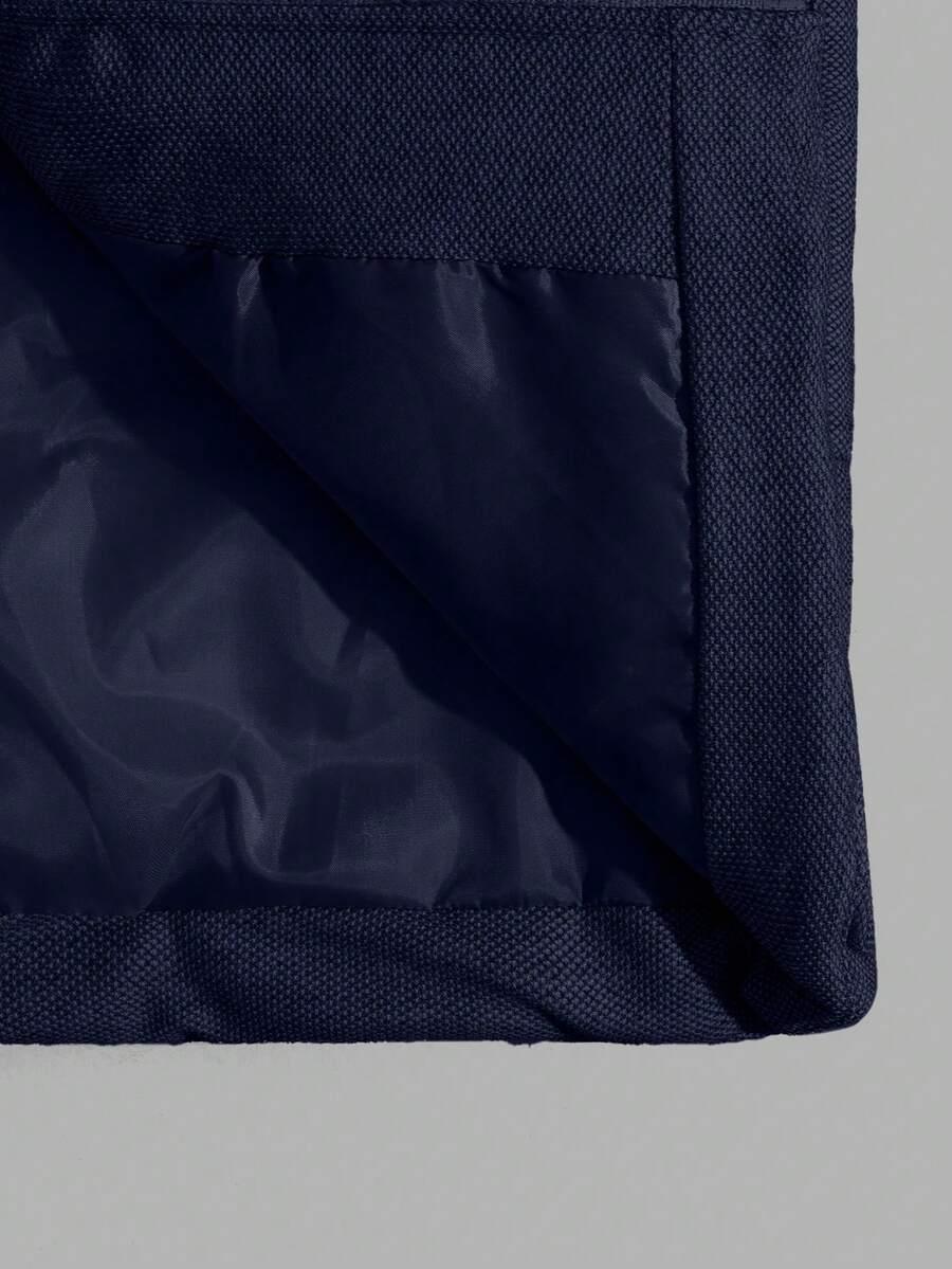 granatowa kamizelka zip