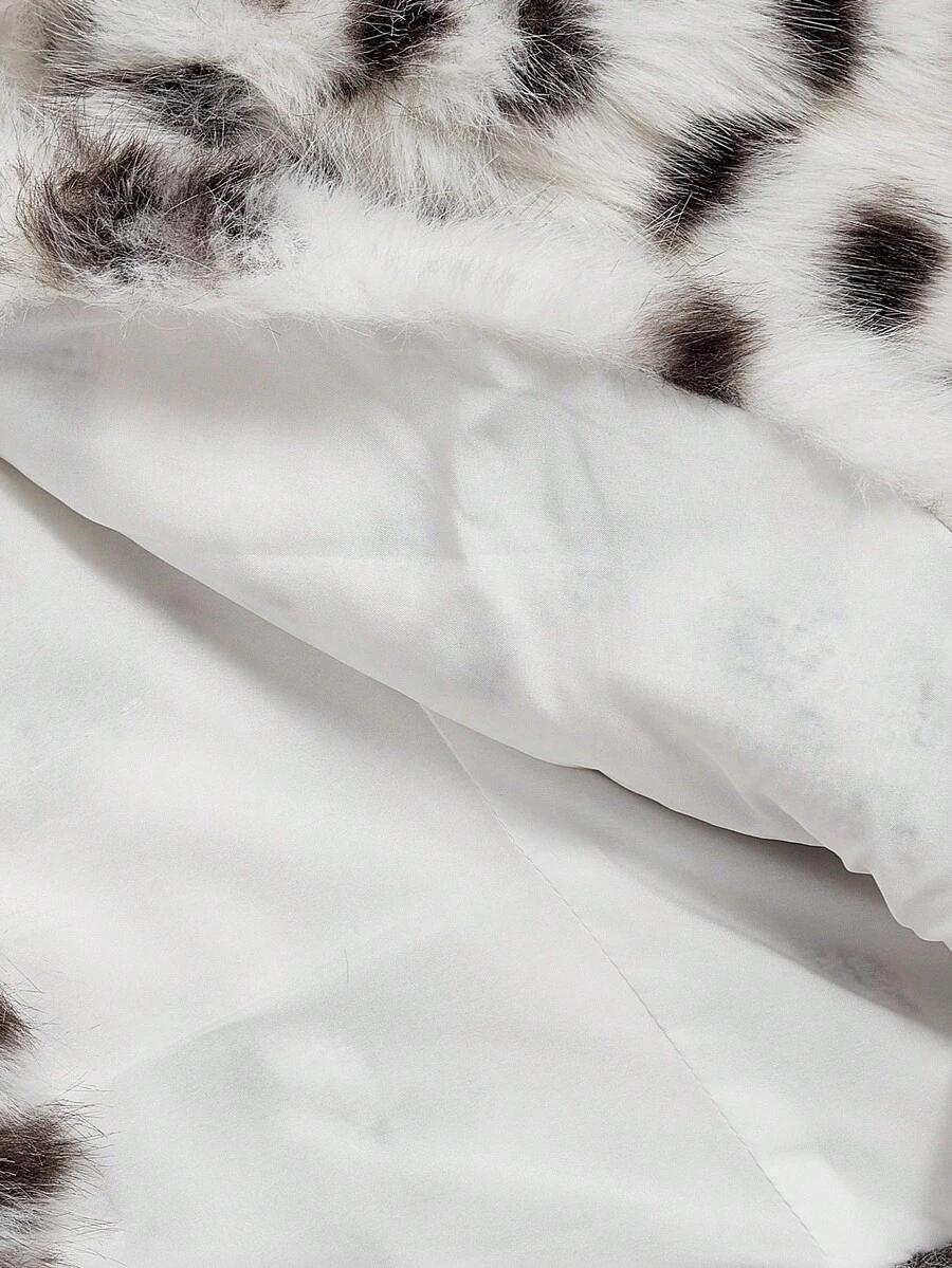 futro syntetyczne animal print