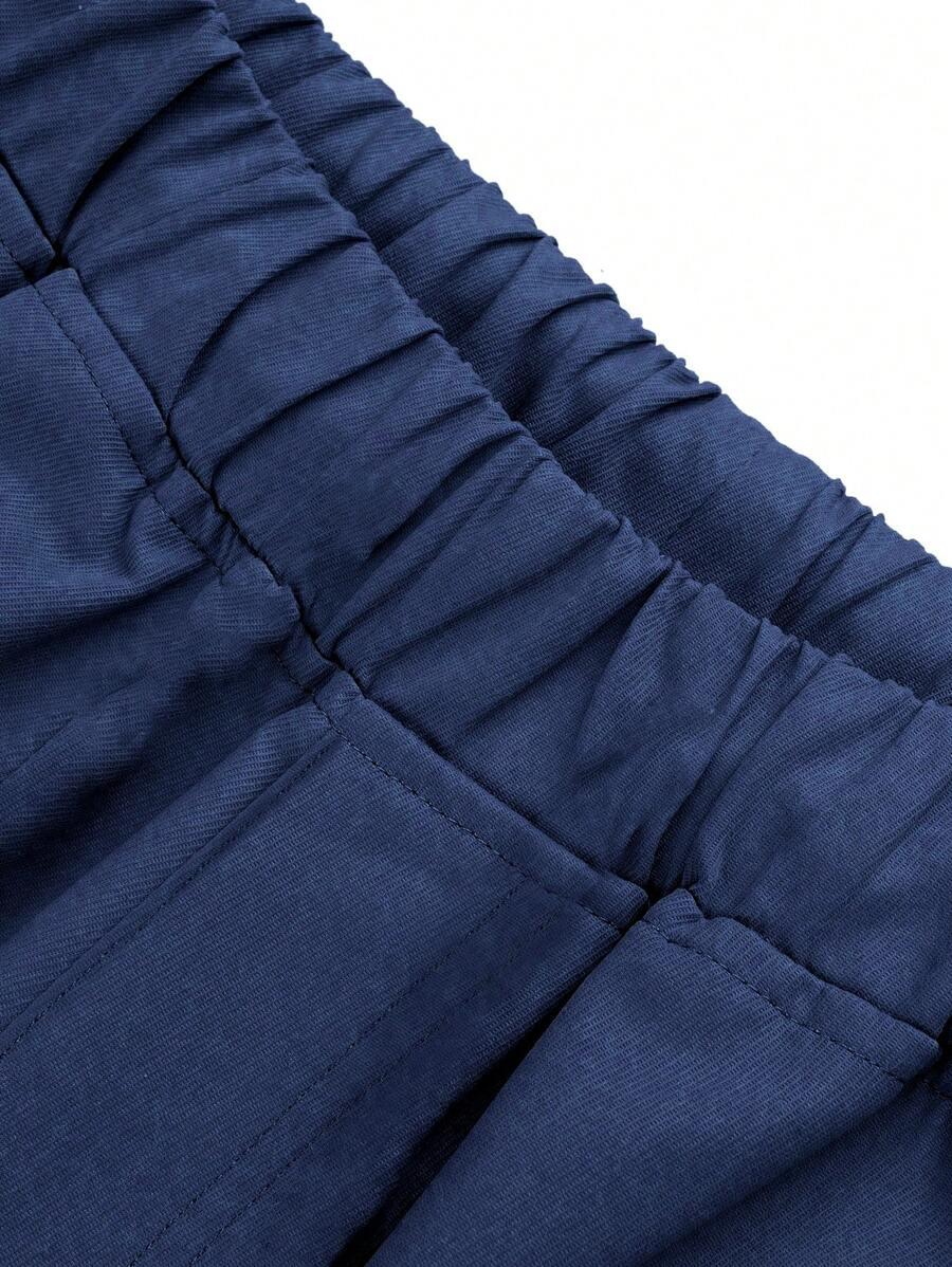 GRANATOWE SPODNIE JOGGER