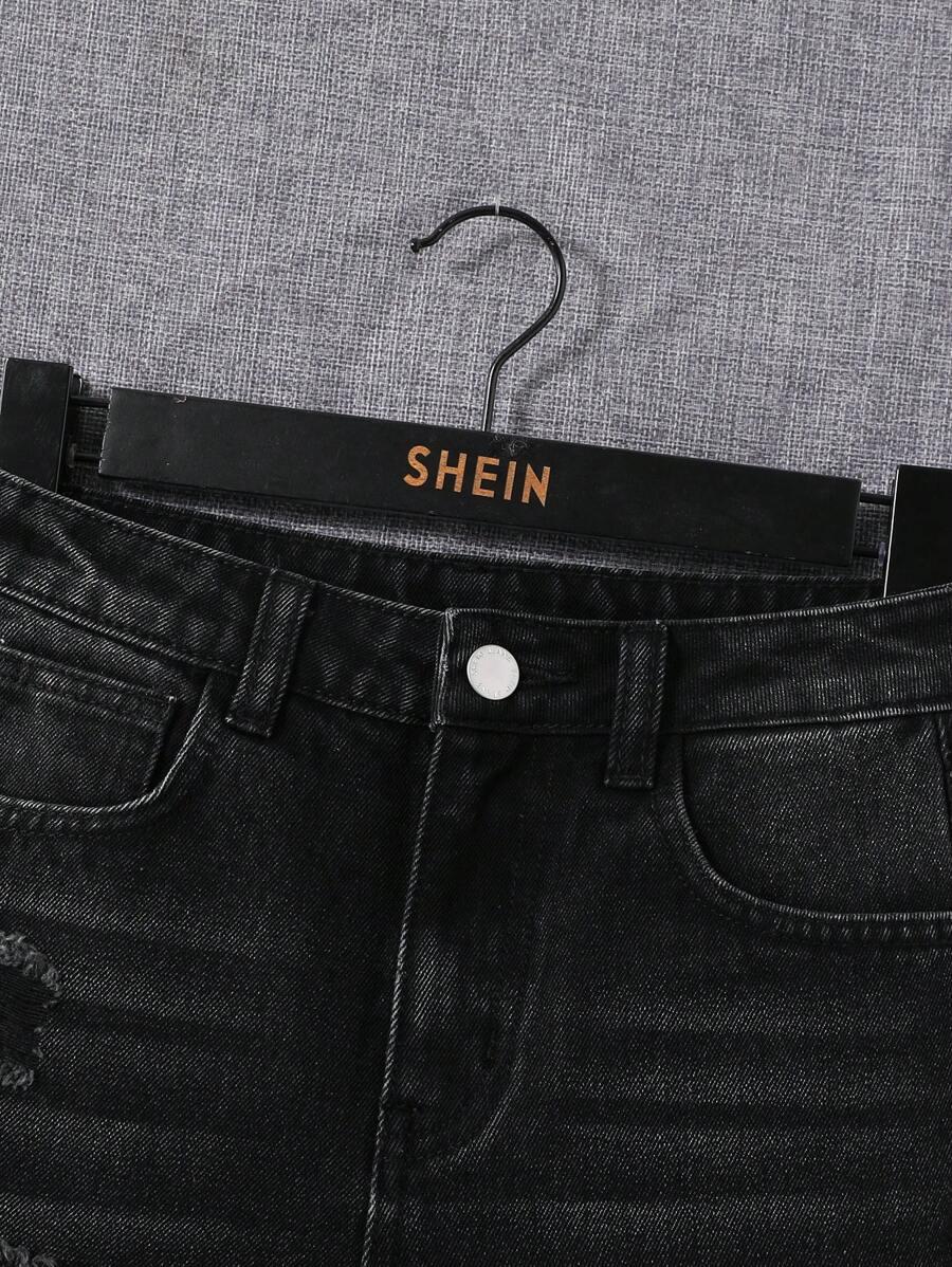 krótkie spodenki ripped jeans