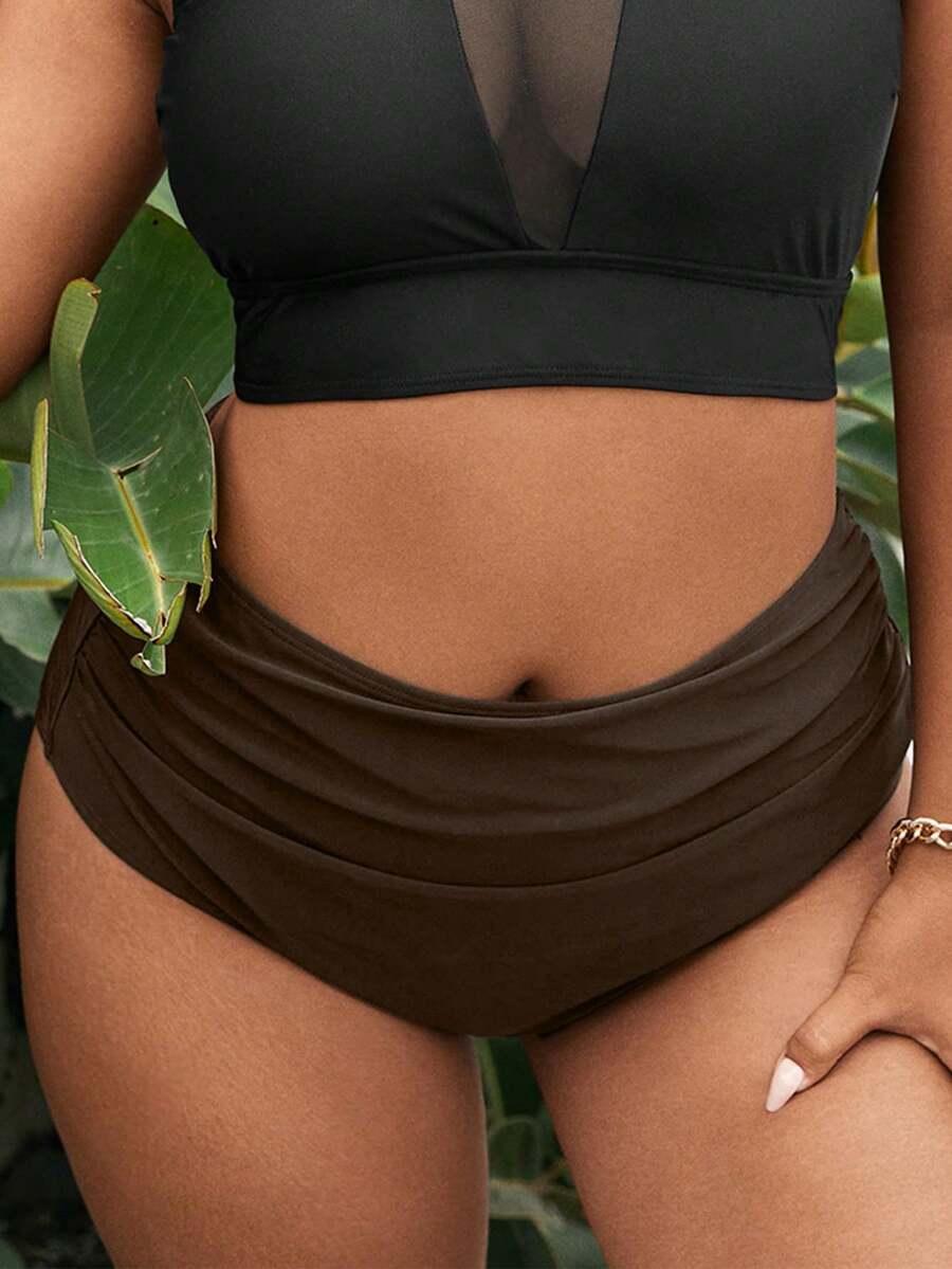 JASNOBRĄZOWY DÓŁ OD BIKINI