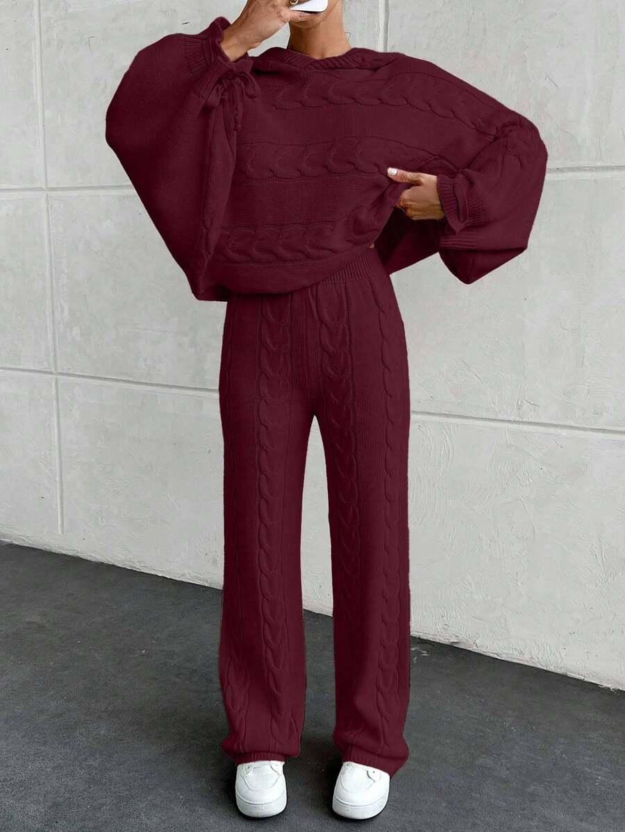 KOMPLET SWETER SPODNIE