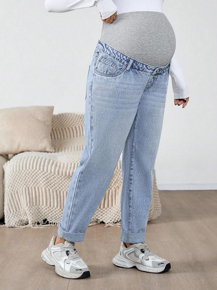 NIEBIESKIE SPODNIE JEANS