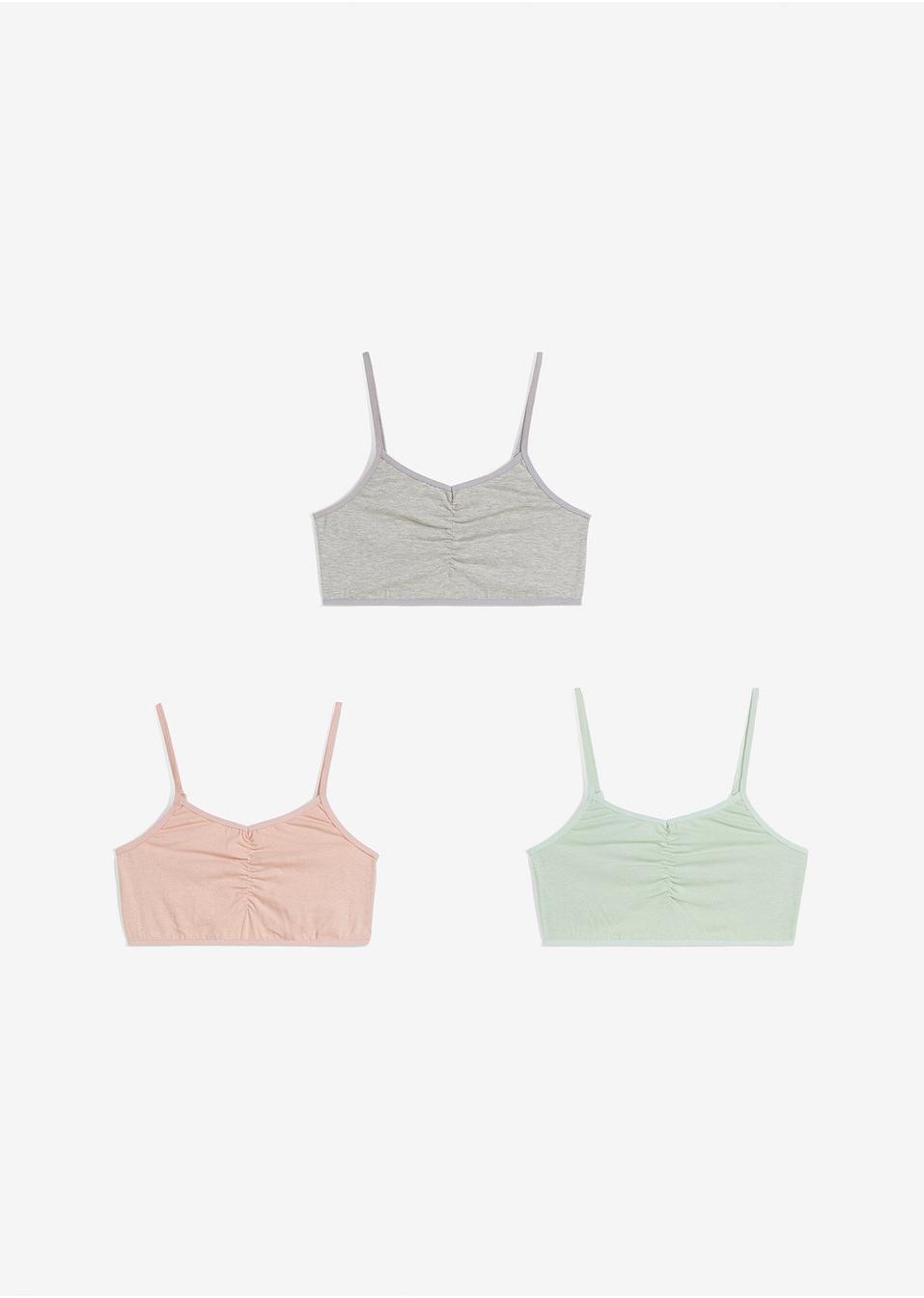 DZIEWCZĘCY BIUSTONOSZ BUSTIER 3SZT