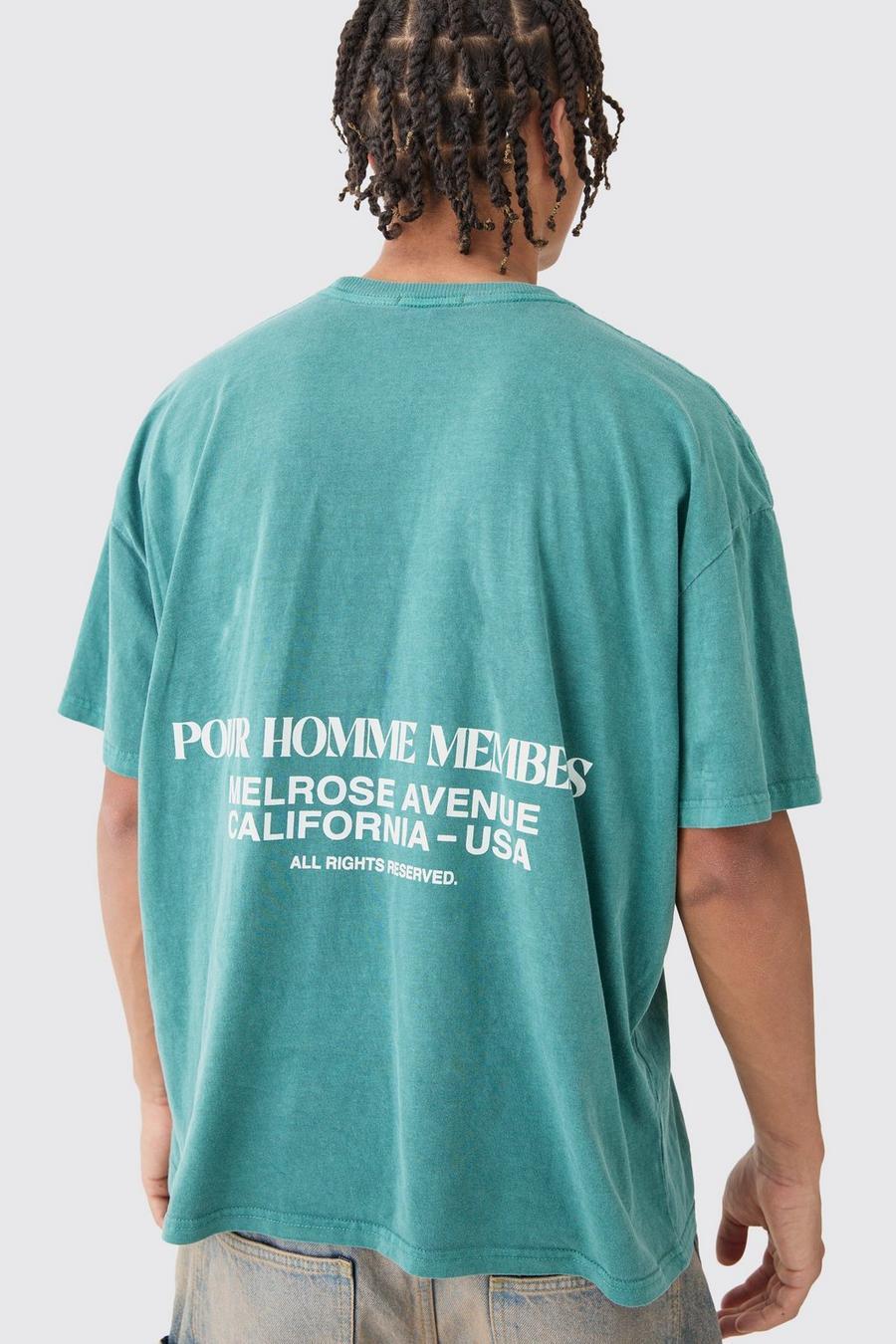 ZIELONY T-SHIRT PRINT