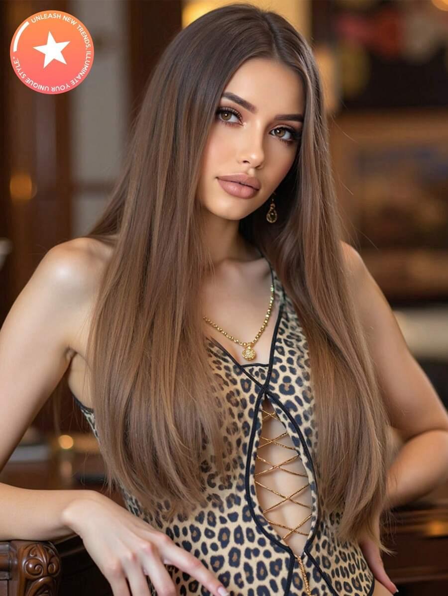 peruka włosy syntetyczne ciemny blond