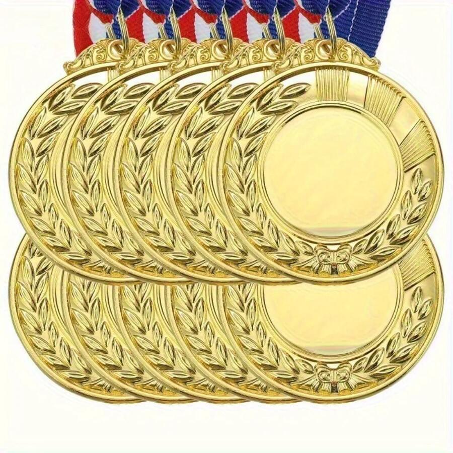 gładki złoty medal 5-pack