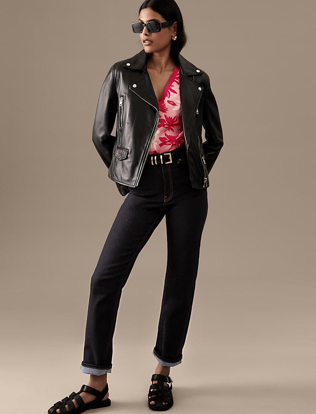 bluzka v-neck wzór T50-2176T-A4
