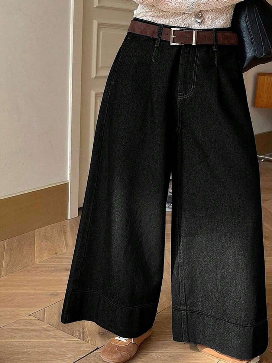 szare spodnie jeans 