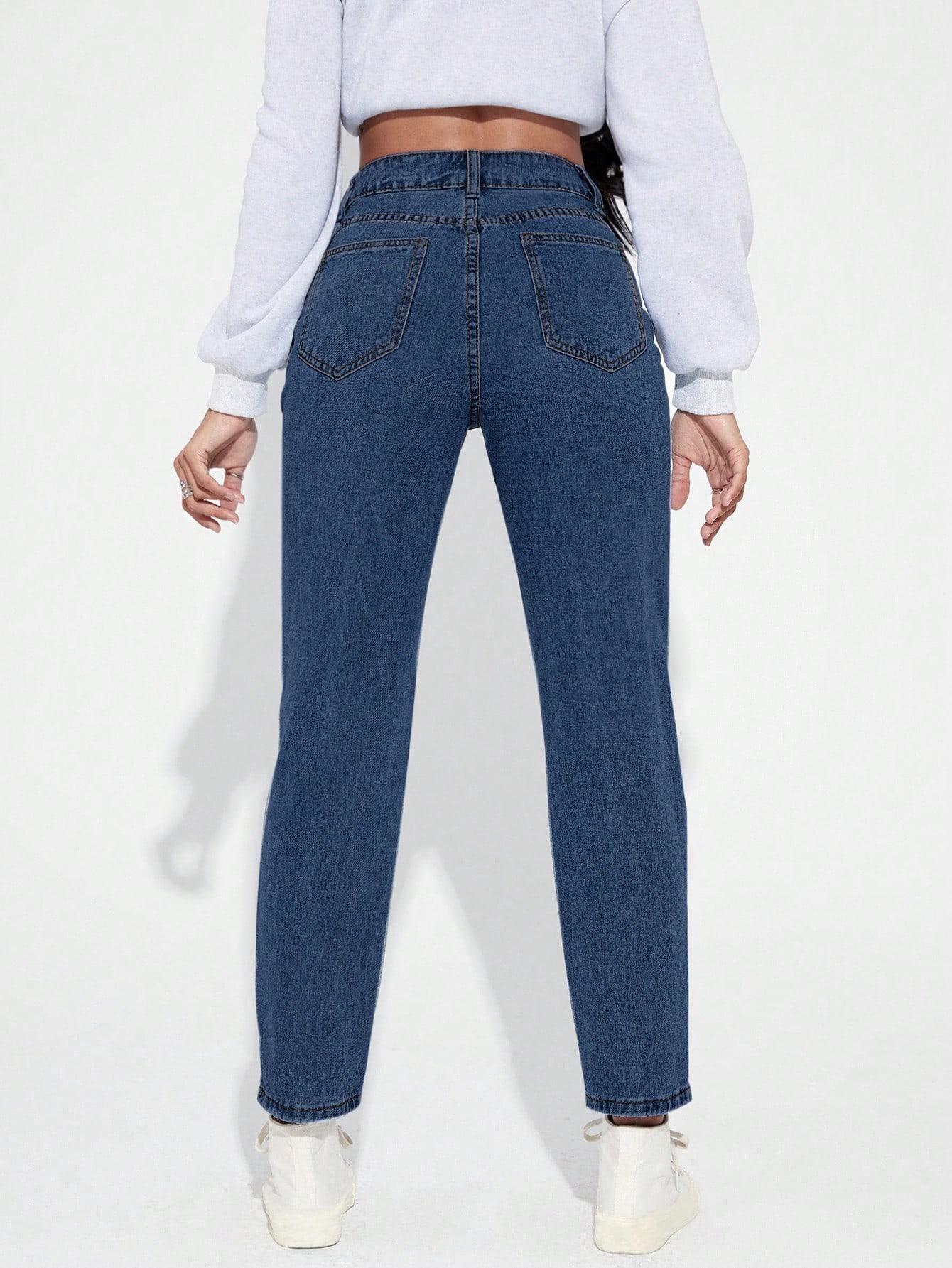 SPODNIE JEANS WYSOKI STAN 