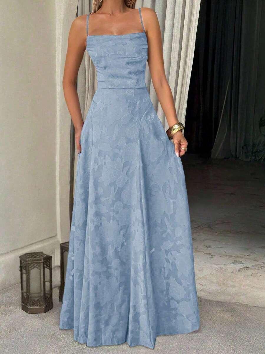 niebieska maxi sukienka 