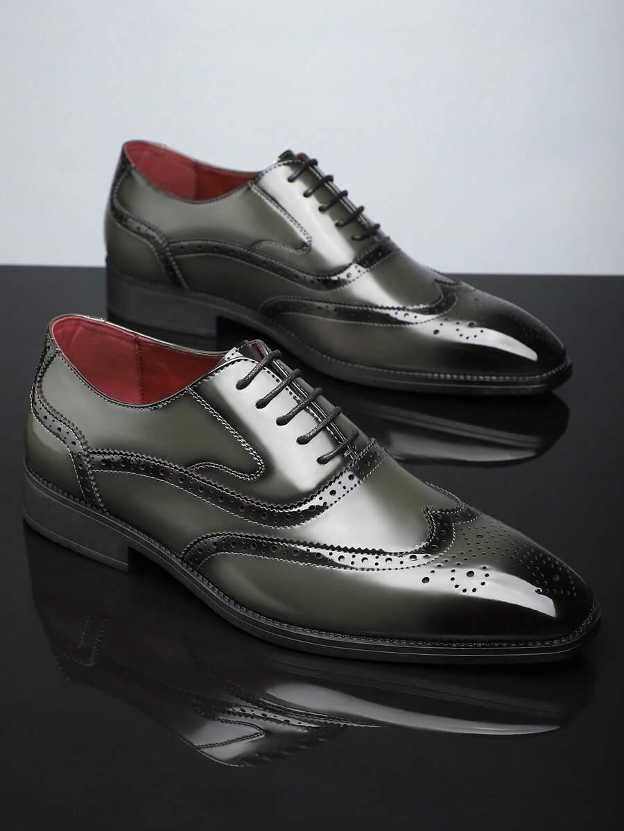 zielone półbuty wiązanie