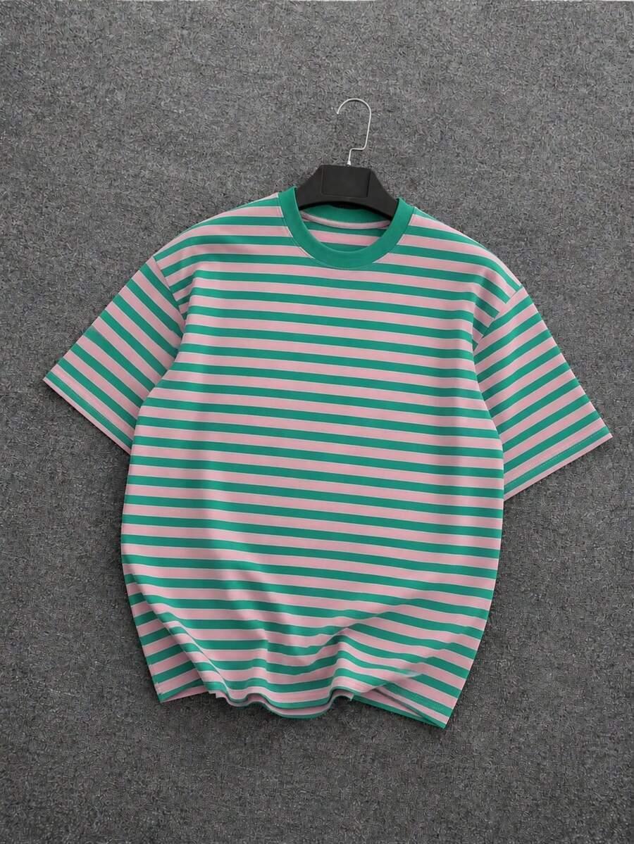 t-shirt wzór paski