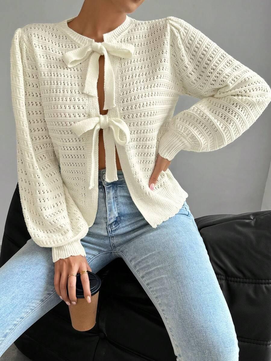 SWETER DAMSKI WIĄZANY 