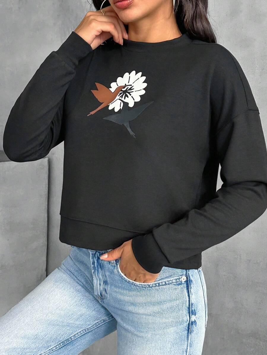 BLUZA Z NADRUKIEM