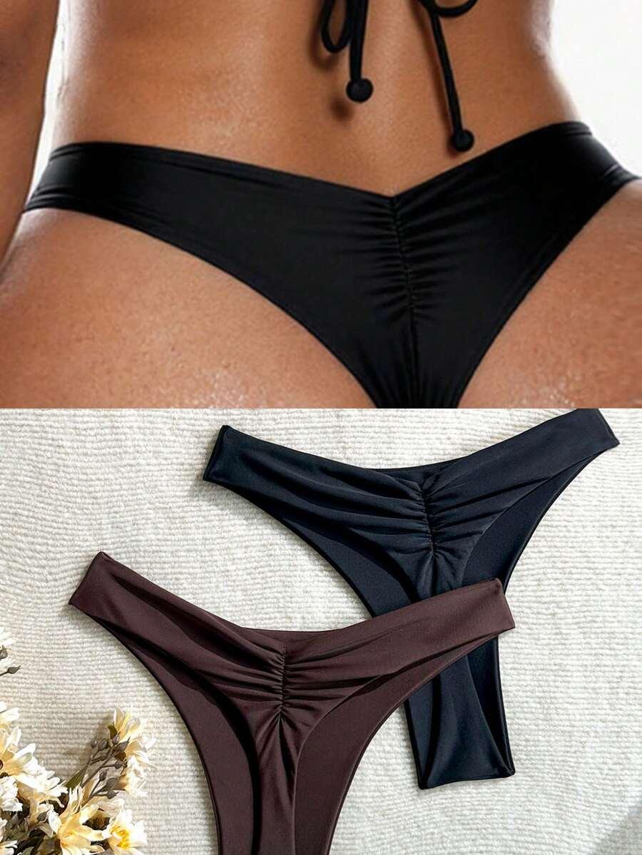 czarny dół od bikini 