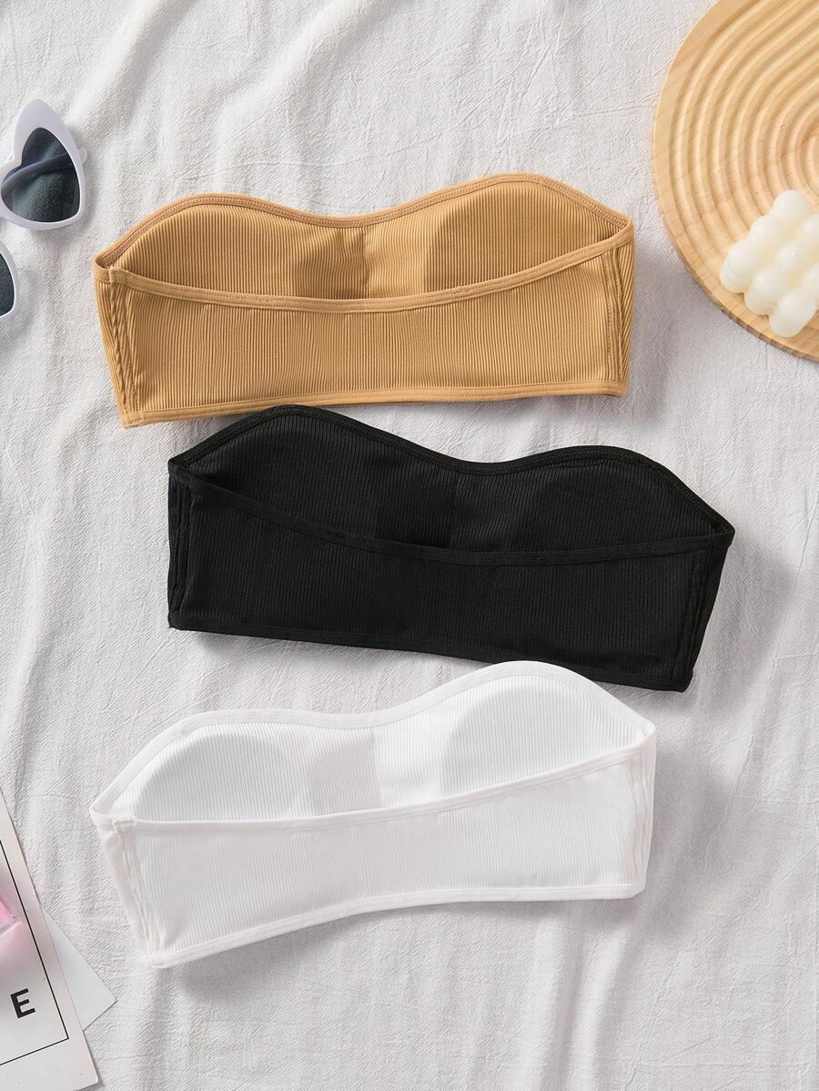 biustonosz bez ramiączek 3-pack