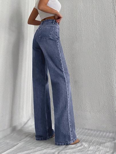 spodnie jeans prosta nogawka