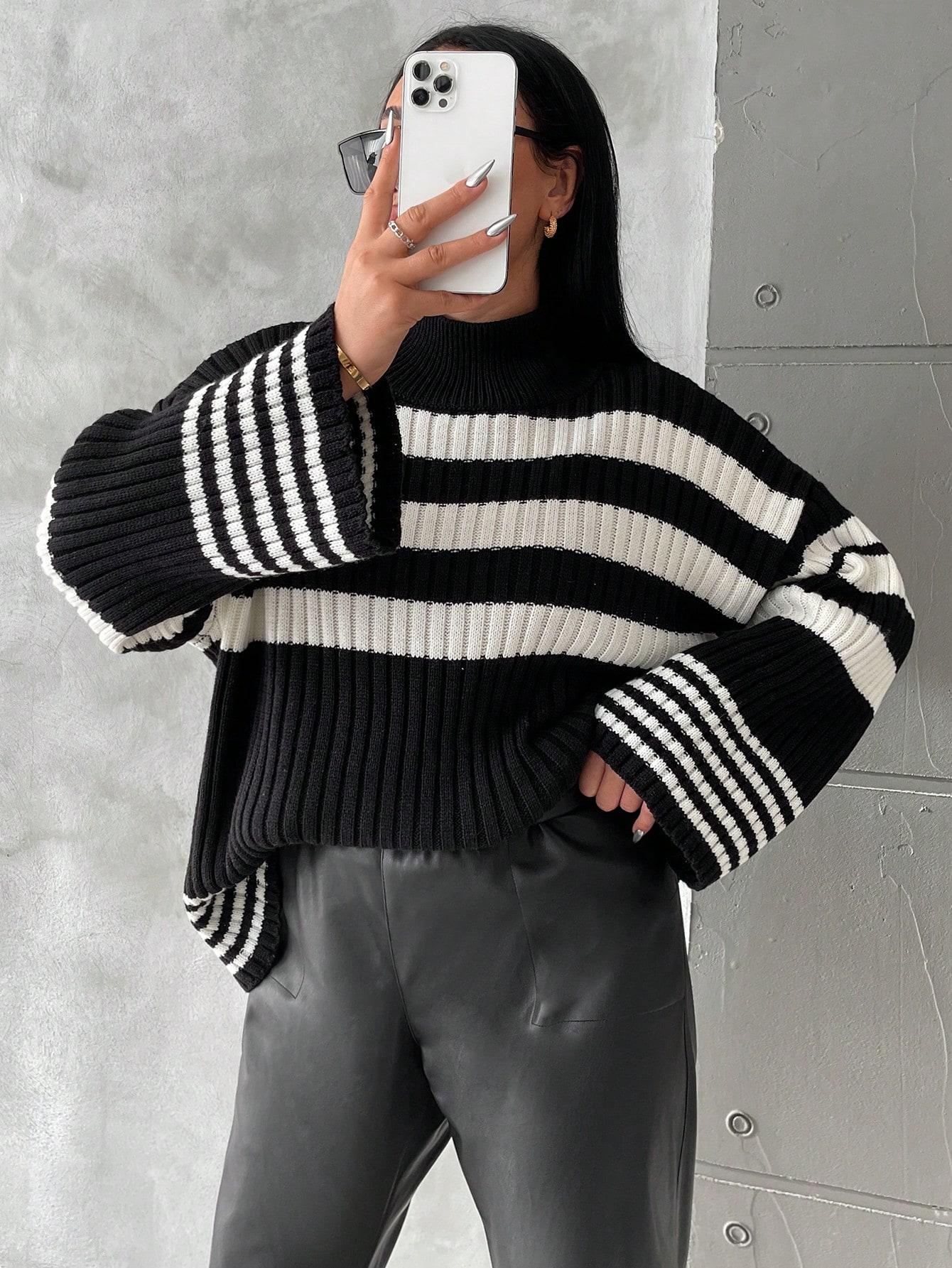 SWETER KONTRAST STÓJKA