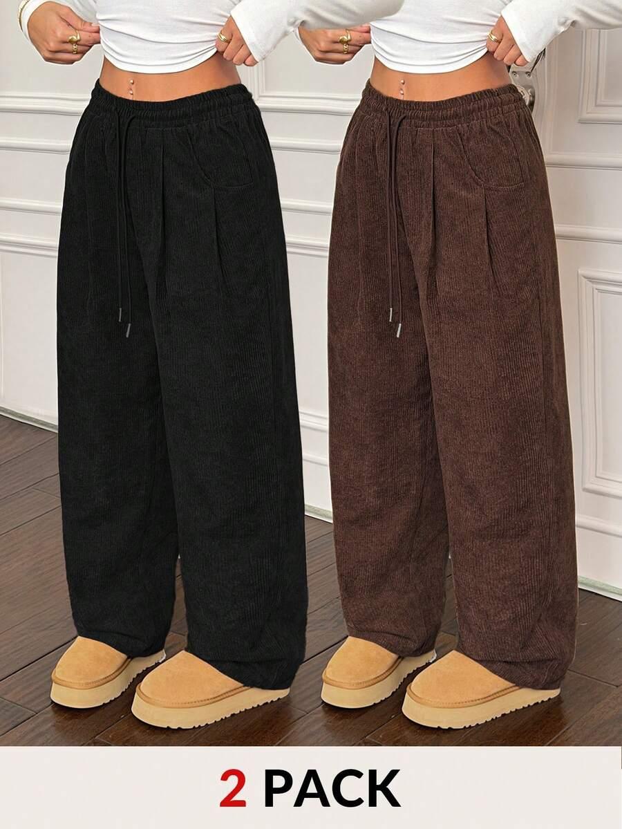 proste spodnie 2-pack