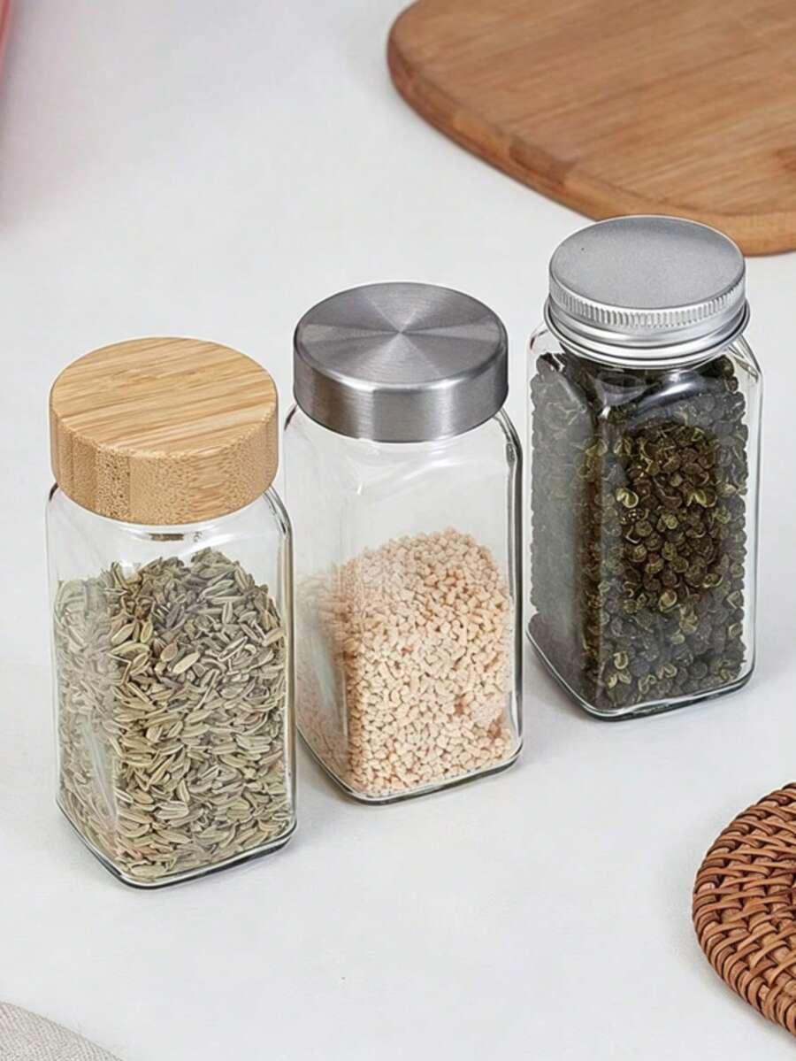 szklane pojemniki na przyprawy 12-pack