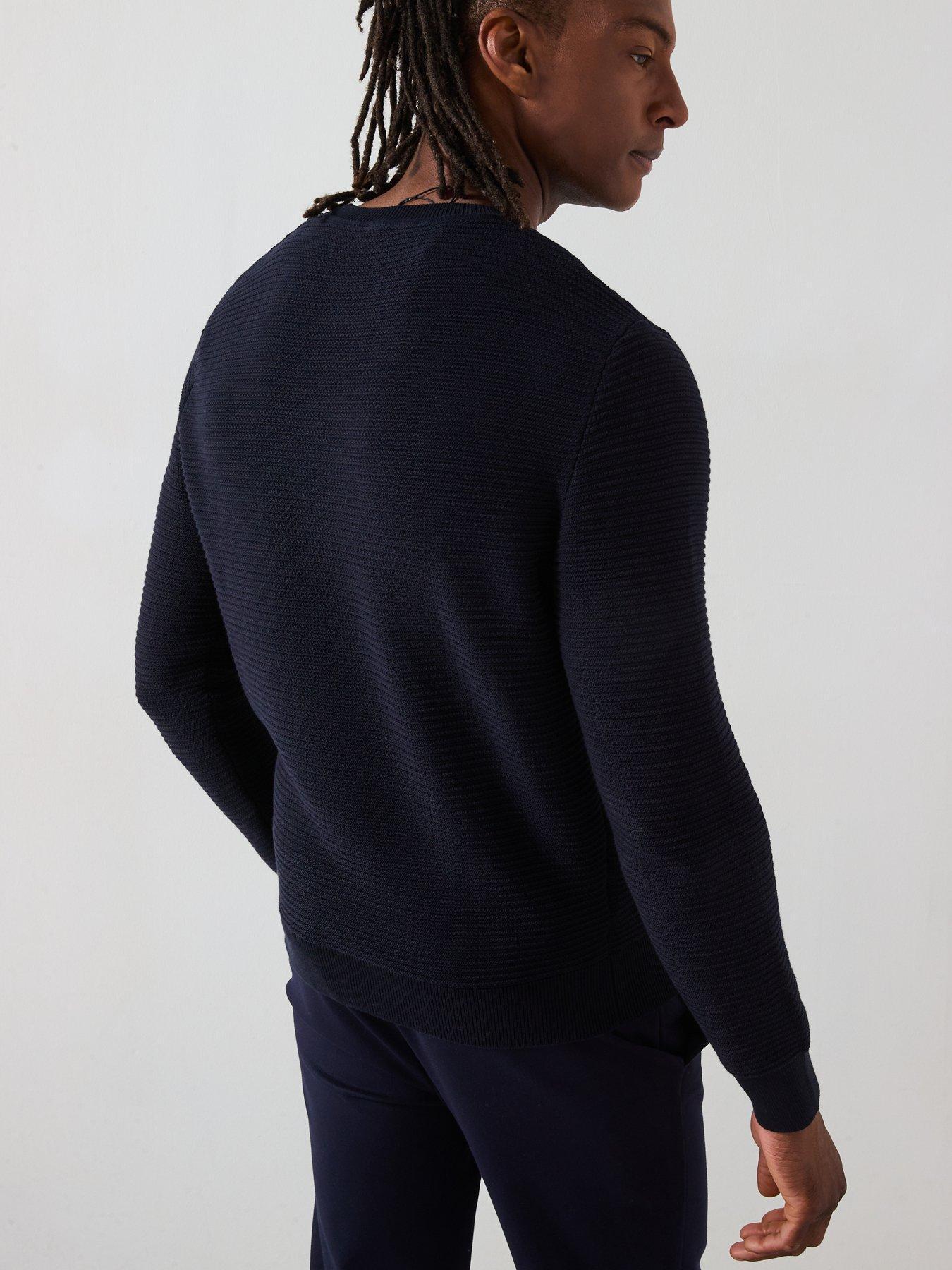 MANGO TEKSTUROWANY SWETER Z BAWEŁNY
