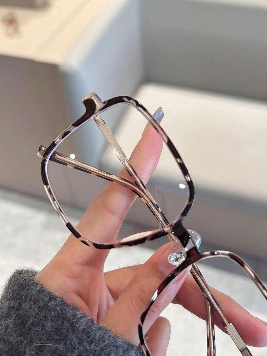 okulary zerówki animal print
