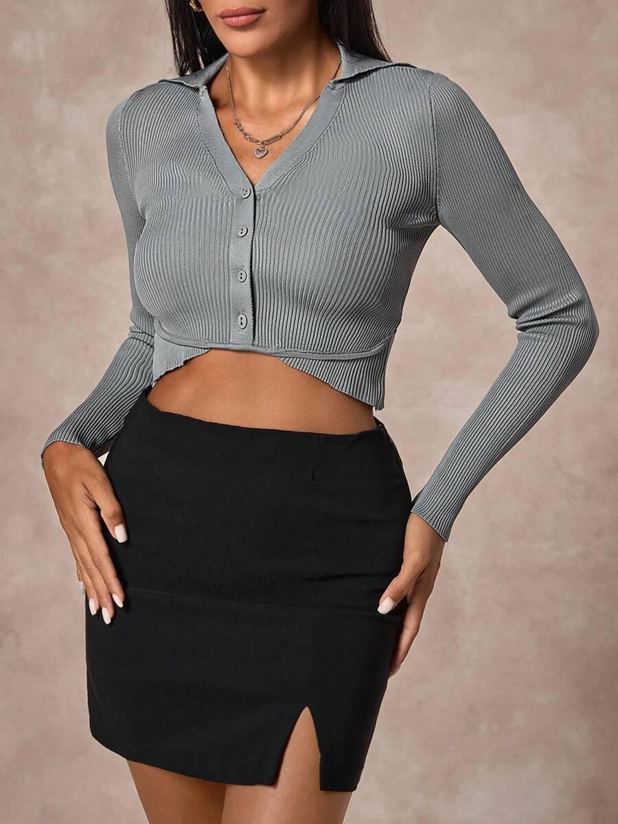 ROZPINANY DOPASOWANY SWETER 