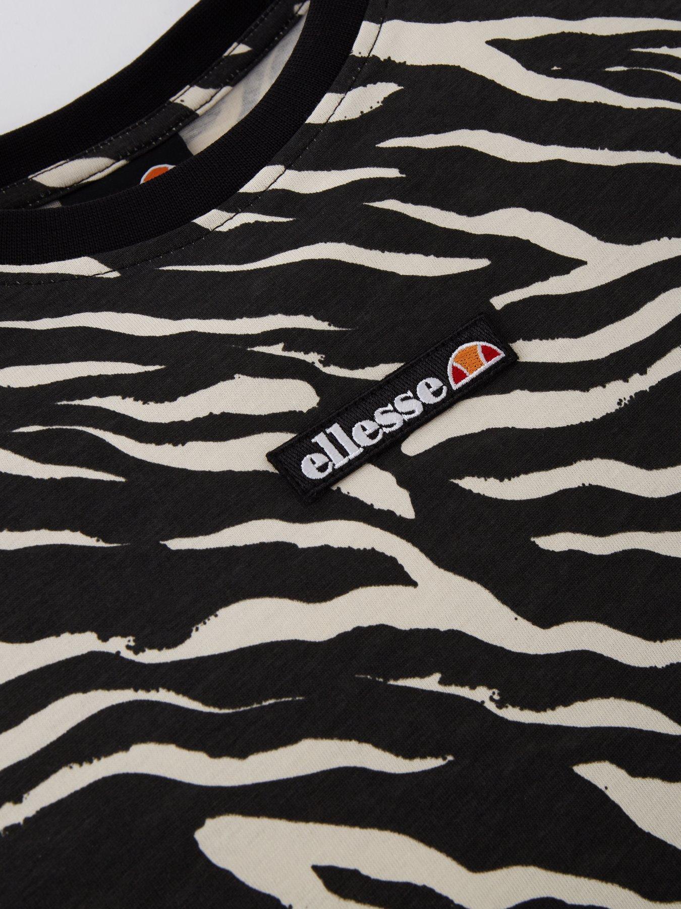 ELLESSE DZIEWCZĘCA SUKIENKA Z NADRUKIEM ZEBRY 