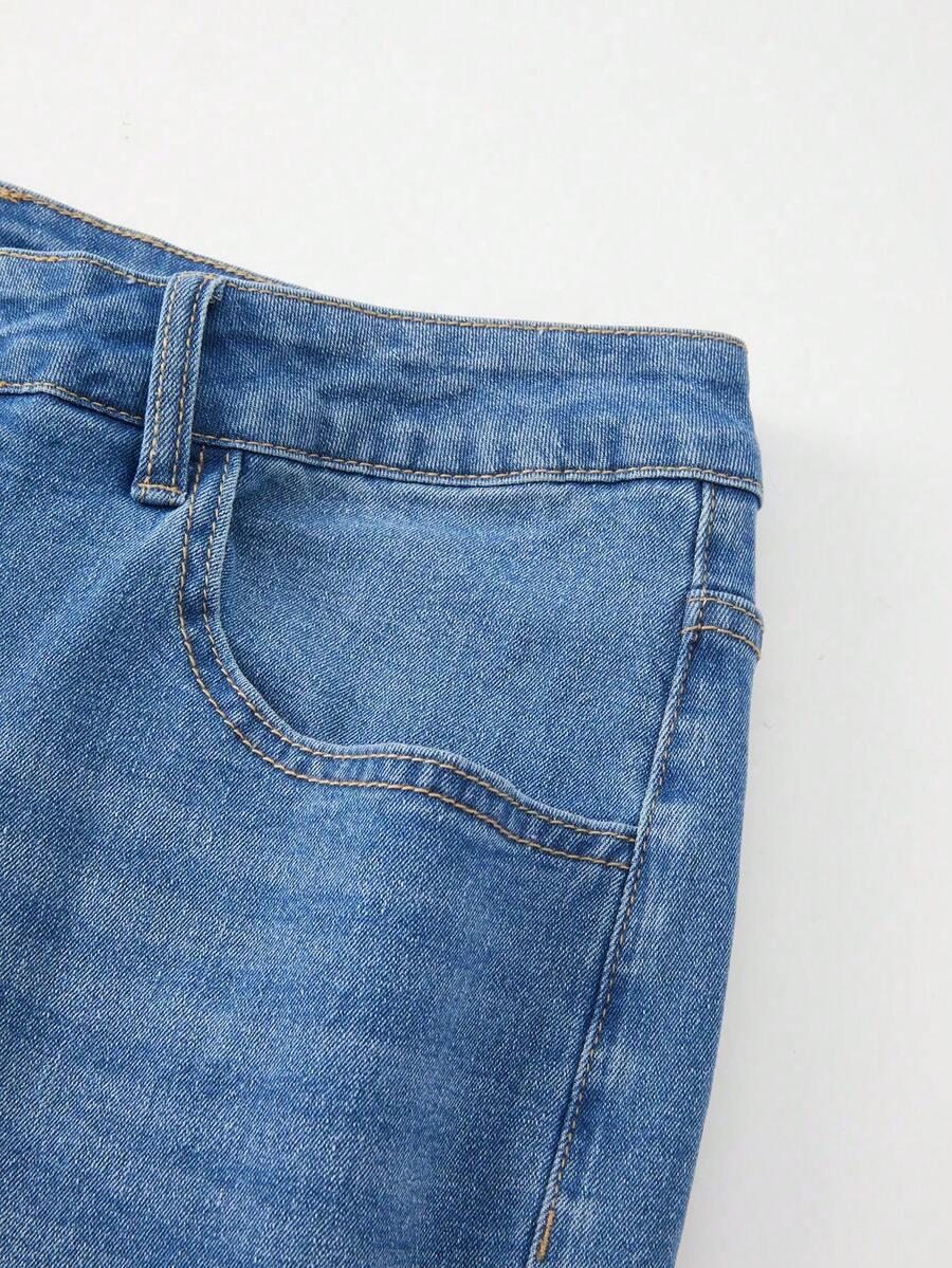 SPODNIE JEANS WYSOKI STAN