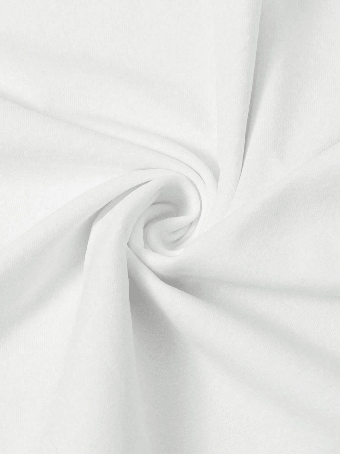 biały t-shirt basic