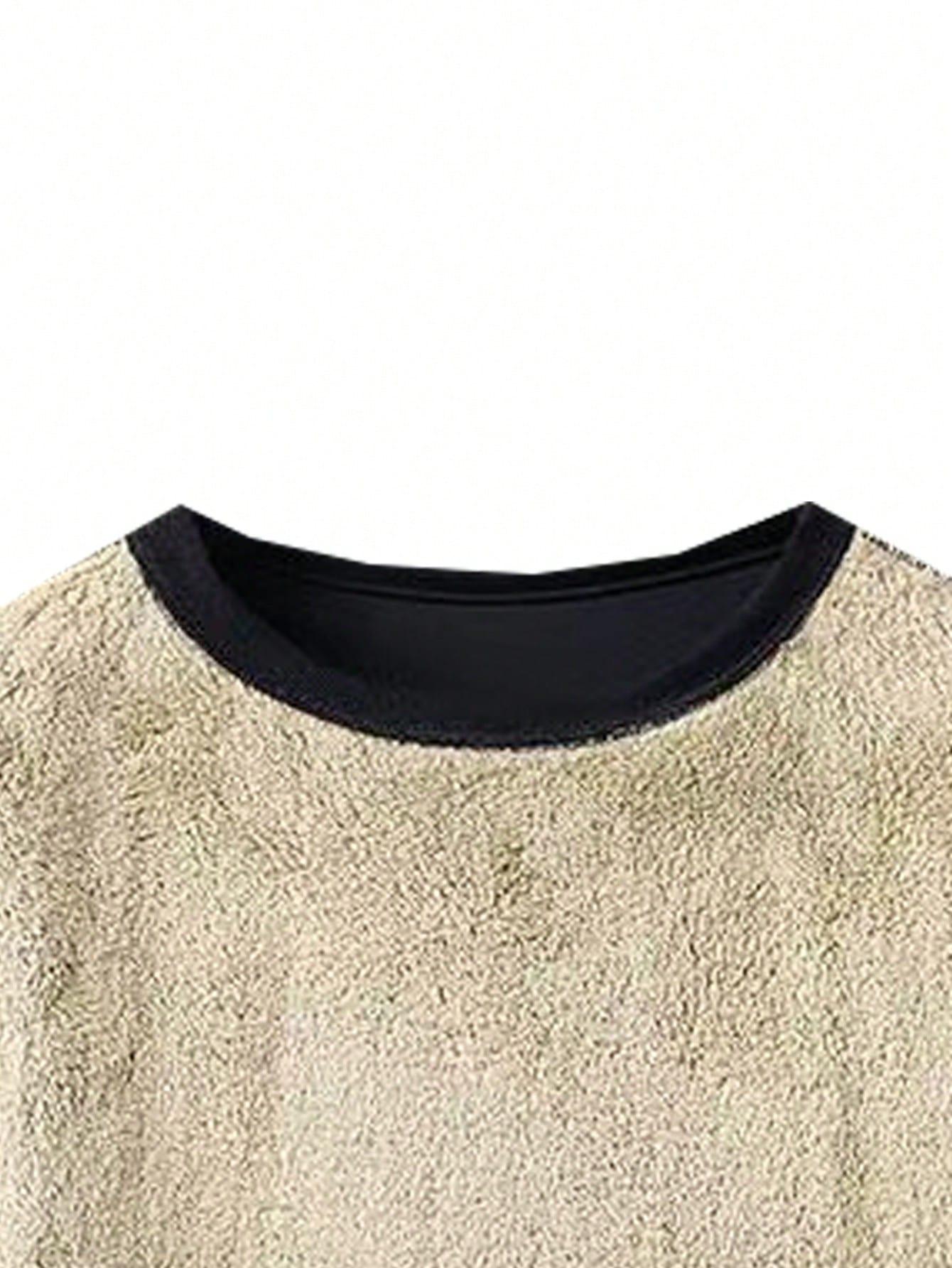CZARNA OCIEPLANA BLUZA