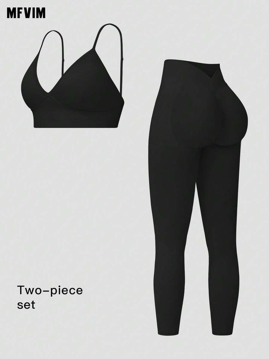 komplet top legginsy
