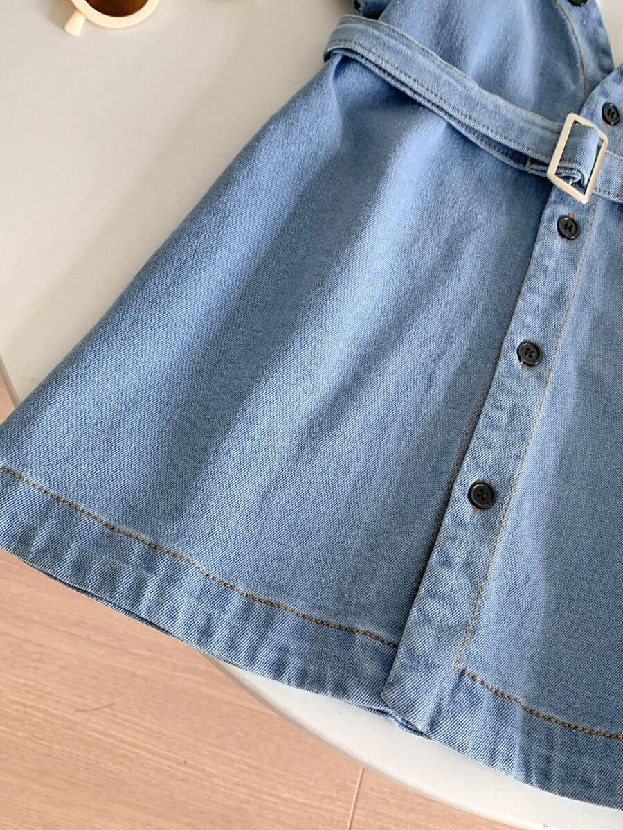 NIEBIESKA SUKIENKA JEANS