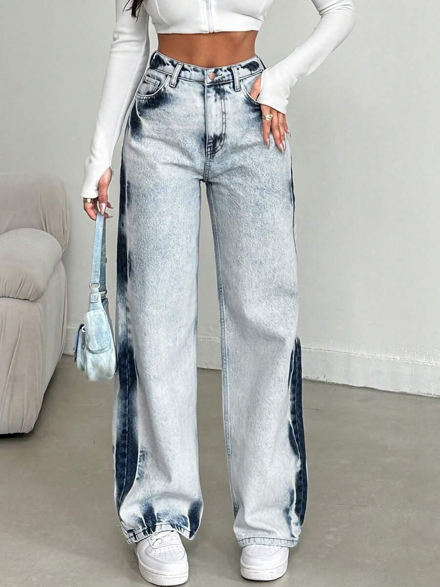 NIEBIESKIE SPODNIE JEANS