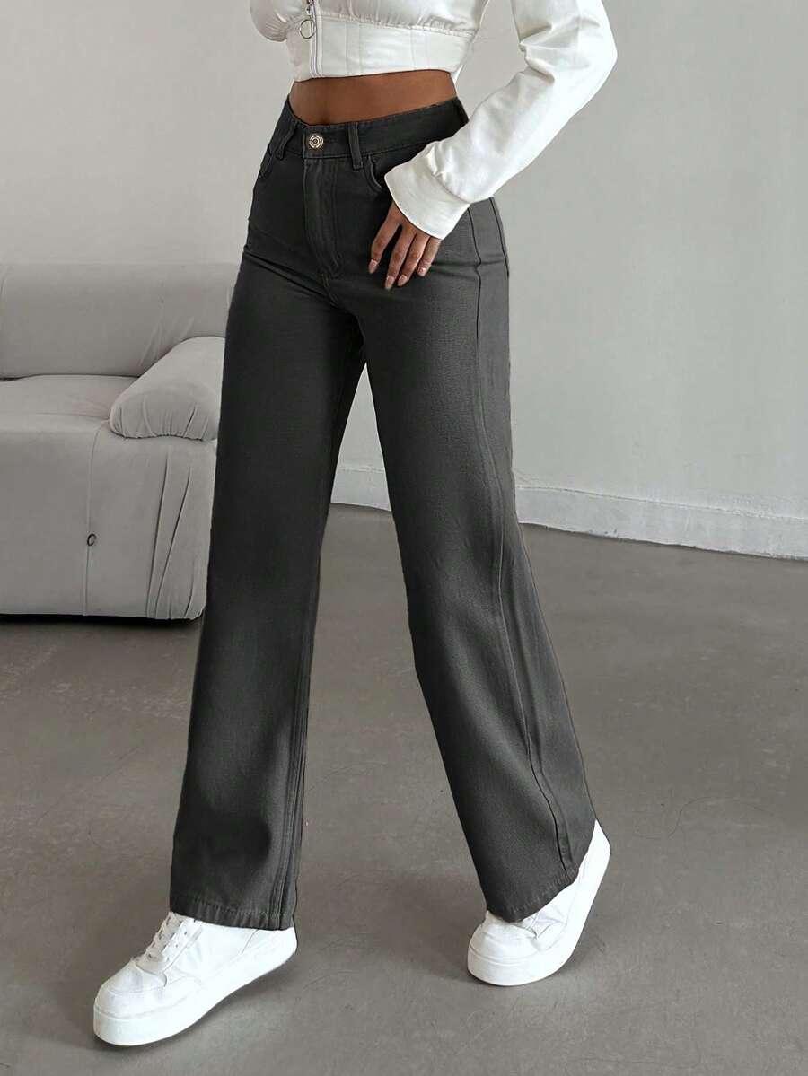 SPODNIE JEANS PROSTA NOGAWKA