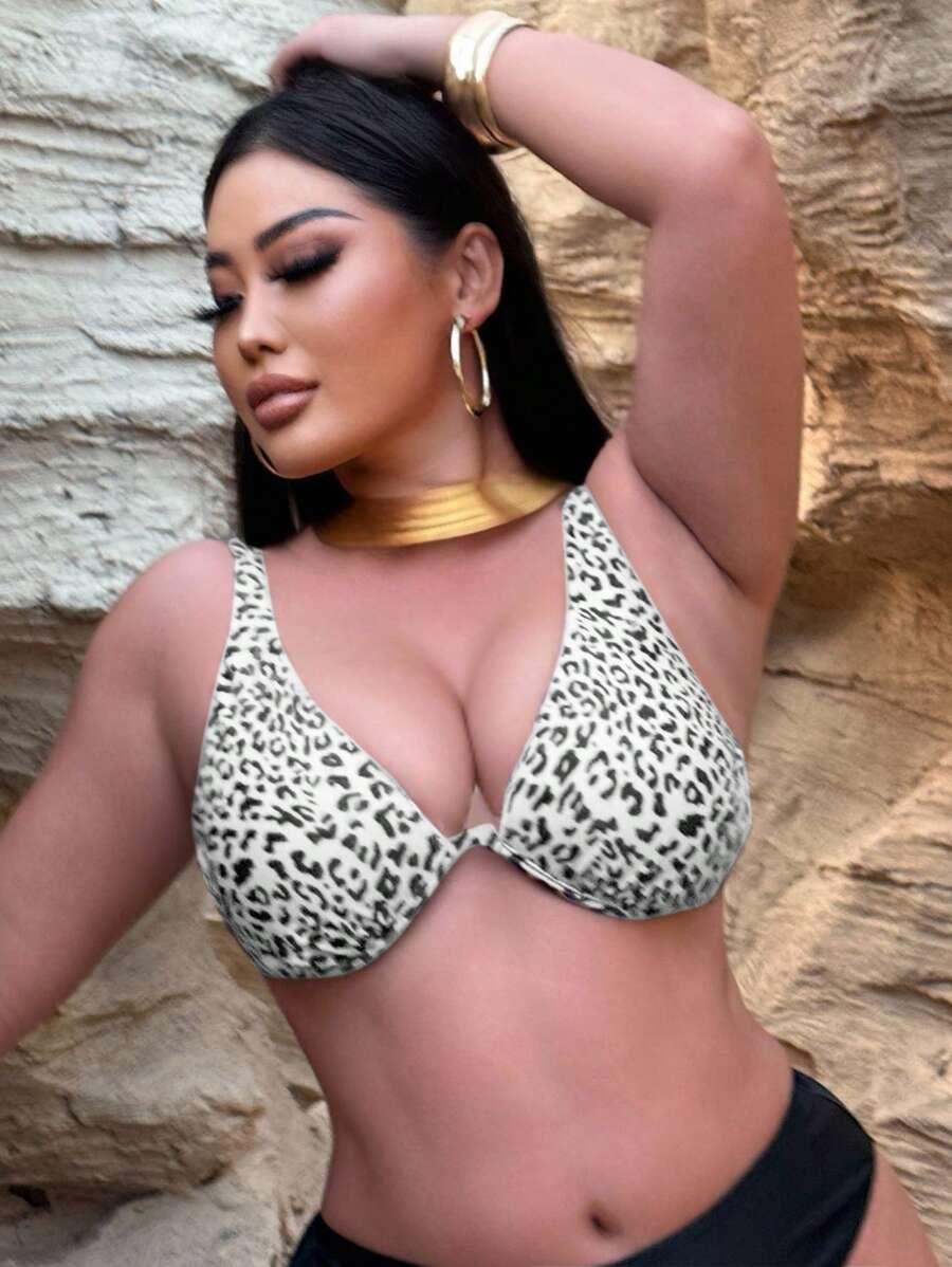 GÓRA OD BIKINI ANIMAL PRINT