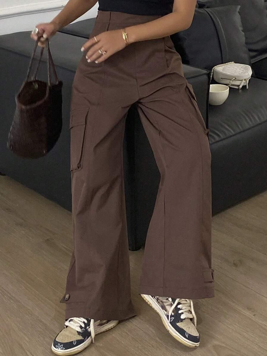 SPODNIE DAMSKIE CASUAL PROSTE REGULAR