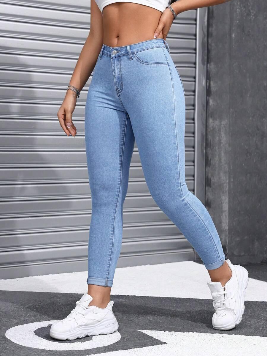 SPODNIE JEANS RURKI 