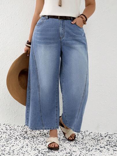 niebieskie spodnie jeans
