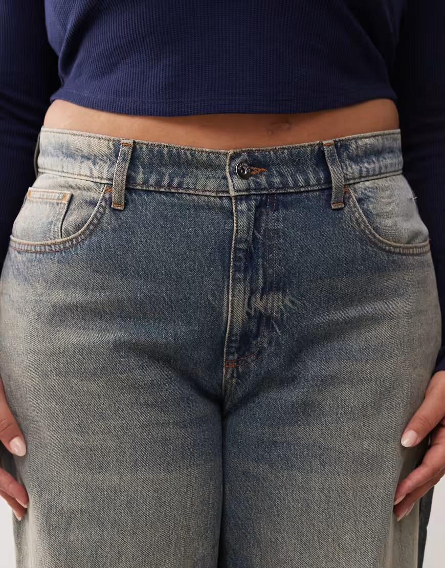 NIEBIESKIE SPODNIE JEANS