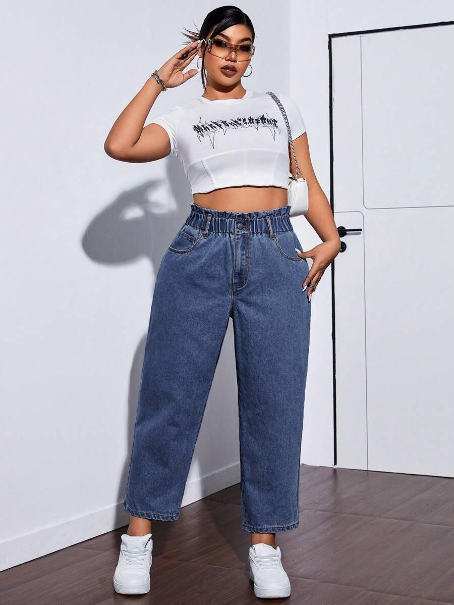 NIEBIESKIE SPODNIE JEANS