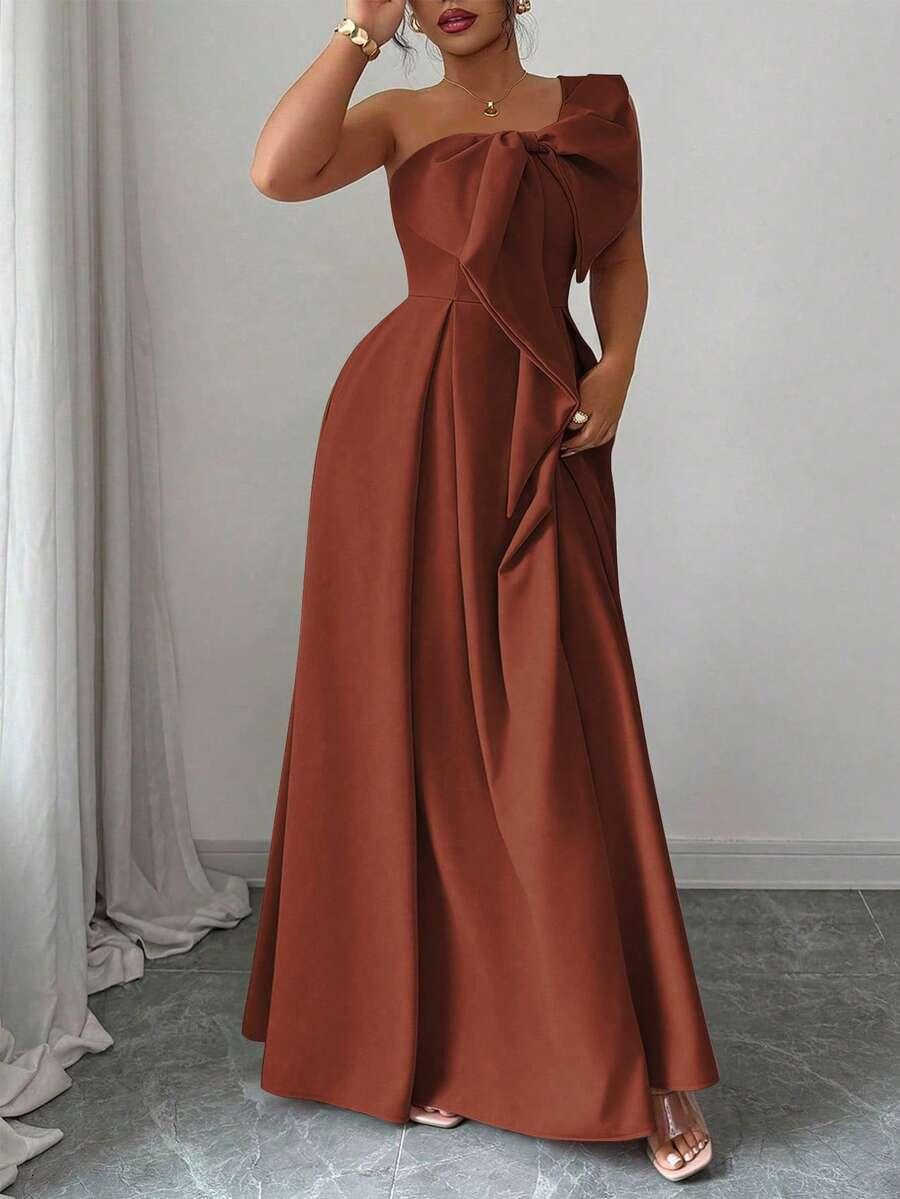 ELEGANCKA SUKIENKA MAXI NA JEDNO RAMIĘ