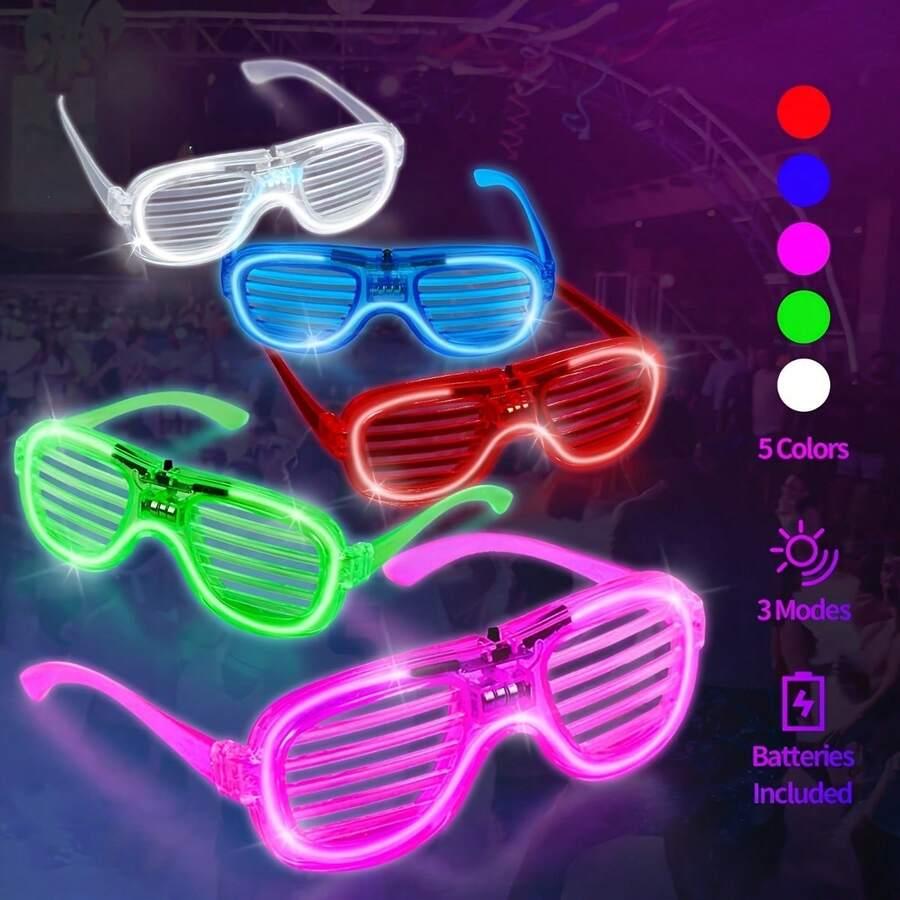okulary LED 5-pack