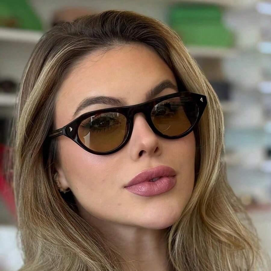brązowe Okulary przeciwsłoneczne
