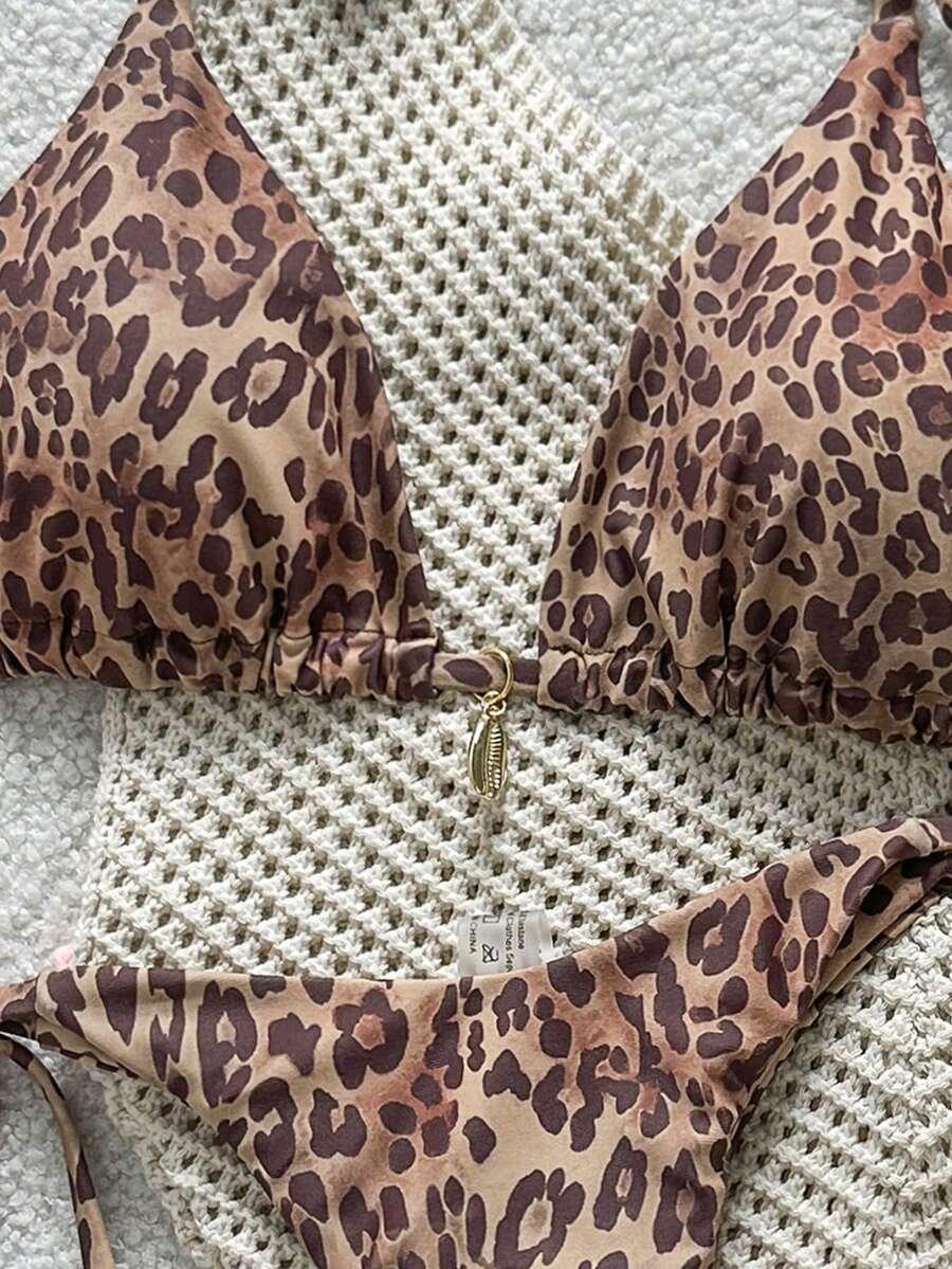 DWUCZĘŚCIOWY STRÓJ KĄPIELOWY ANIMAL PRINT
