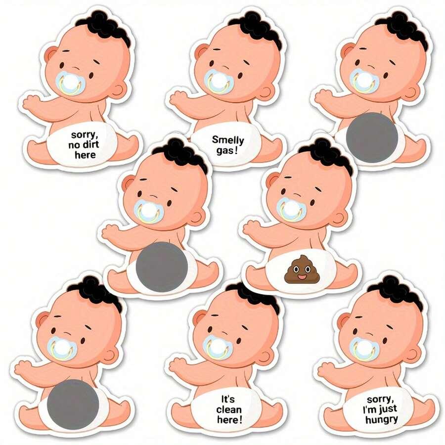 zdrapki na baby shower 25 szt