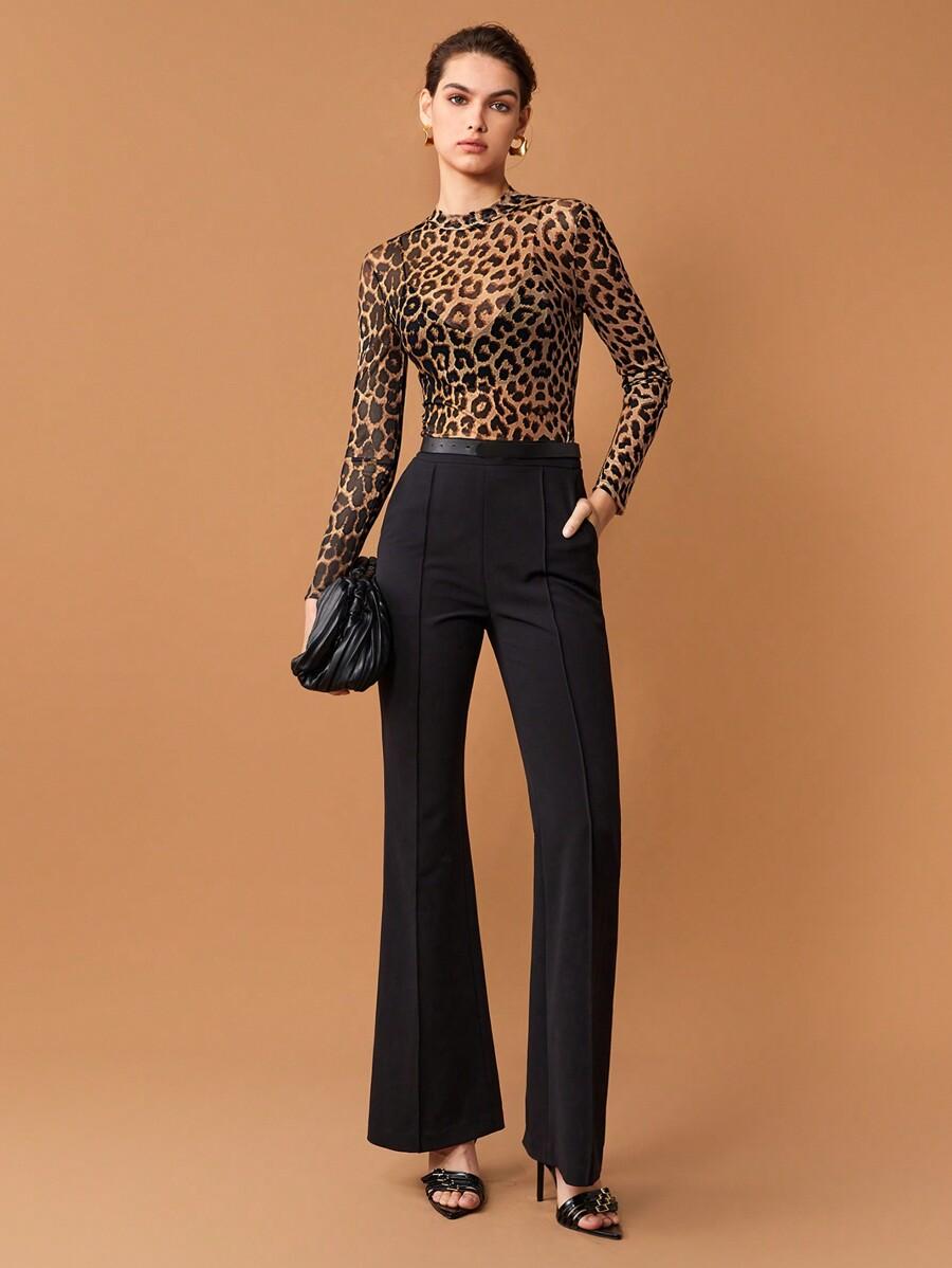 DOPASOWANA BLUZKA ANIMAL PRINT 