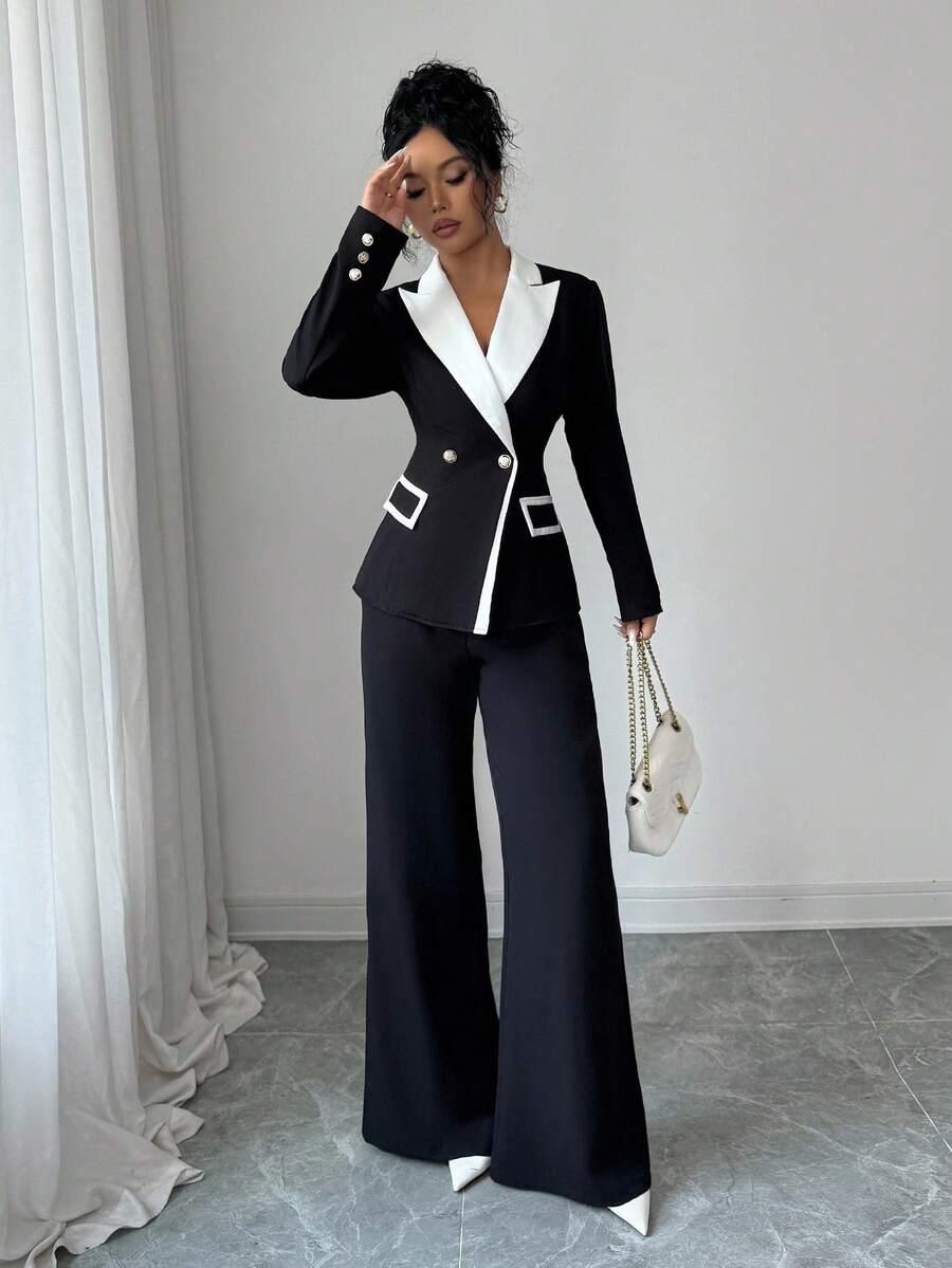czarne eleganckie spodnie