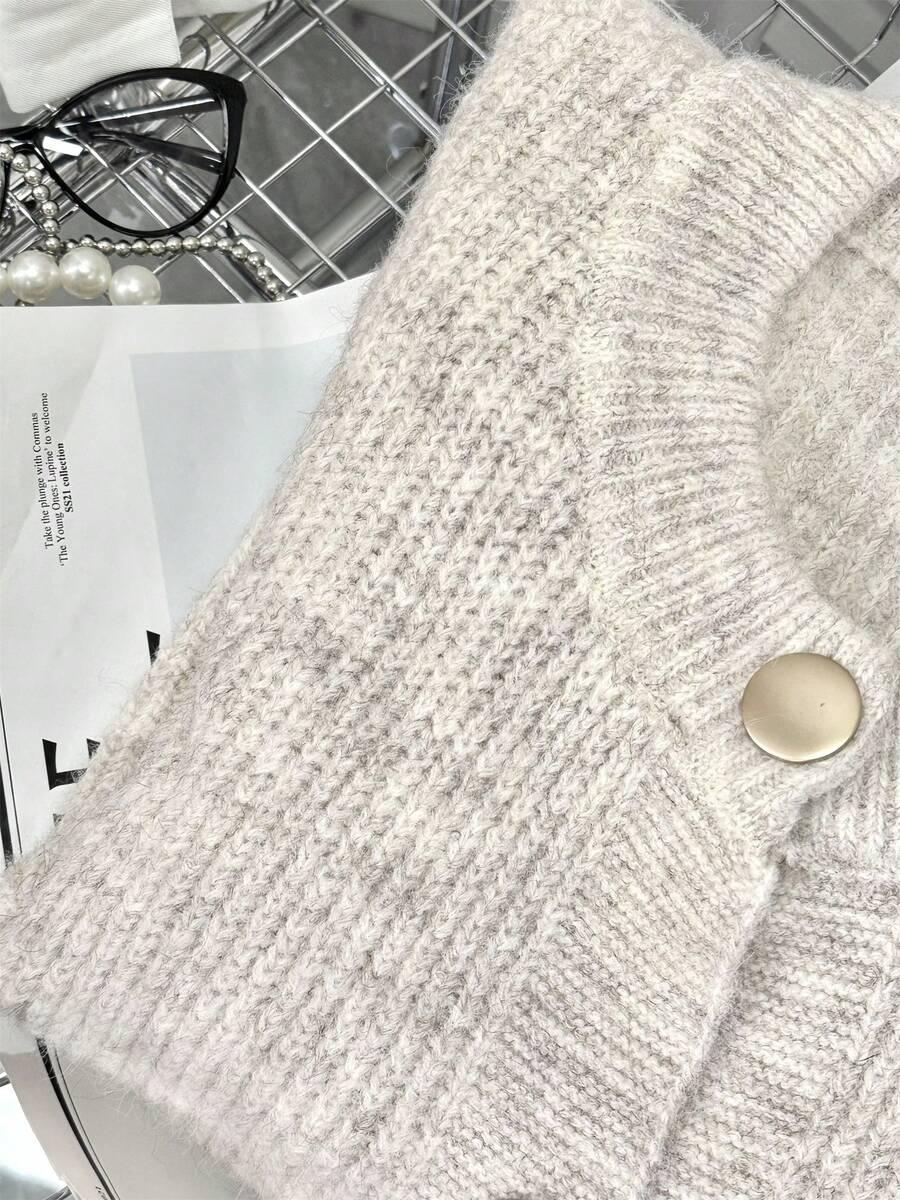 rozpinany sweter KARDIGAN OVERSIZE DŁUGI RĘKAW